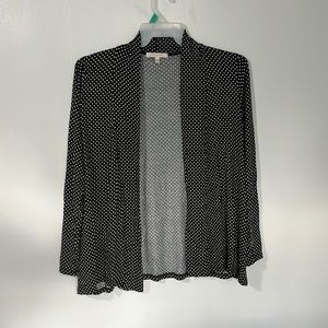 G Collection black and white polka dot cardigan. Medium size.